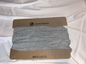 John Deere Grey Neck Gaiter Adult One Size LP76318